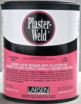 Larsen Plaster-Weld PWG04 Bonding Agent, Liquid, Low to Slight Acetic, Pink, 1 gal Pail